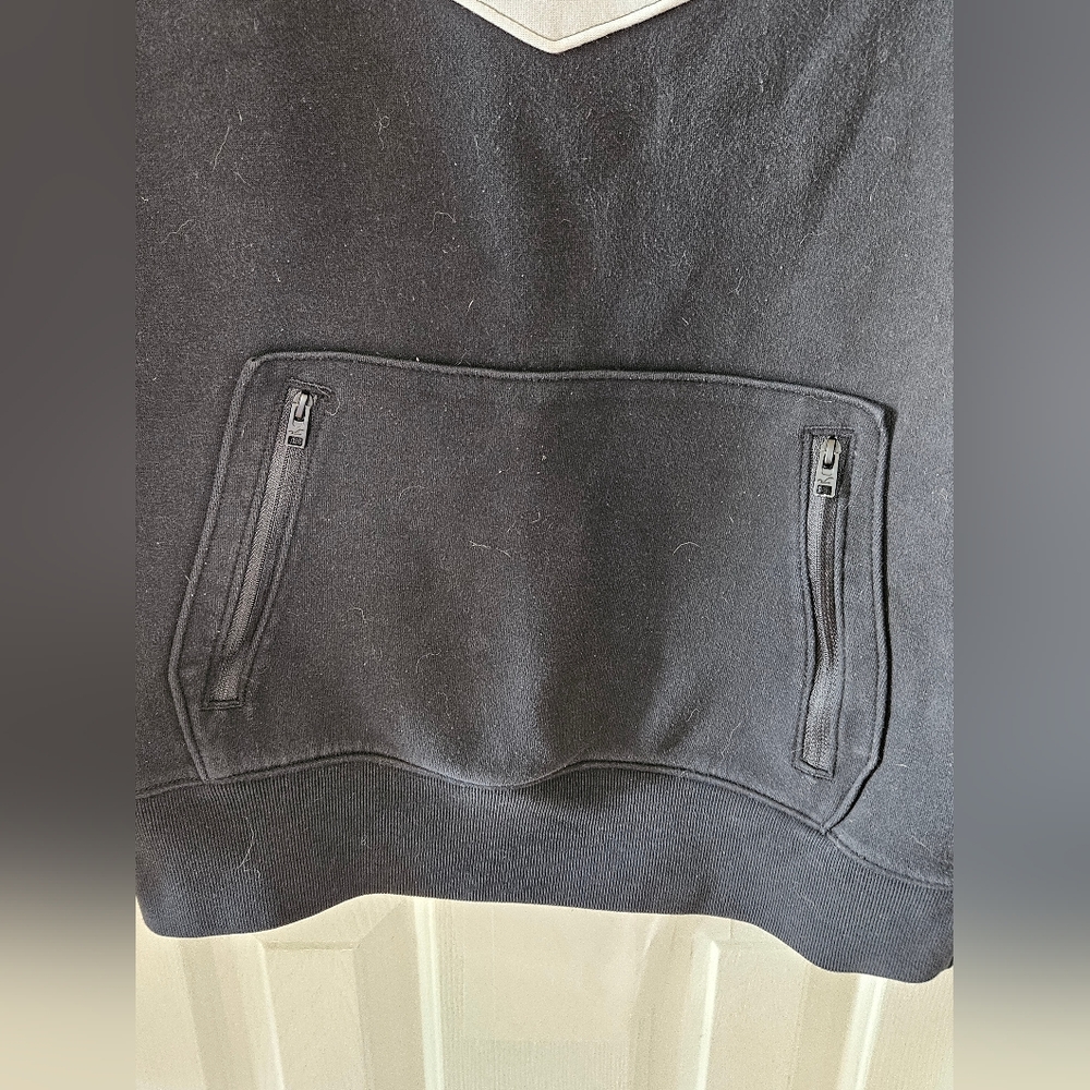 Hollister Hoodie Size Oversized XS Men's Black Gray Camo Sweatshirt - Picture 3 of 4